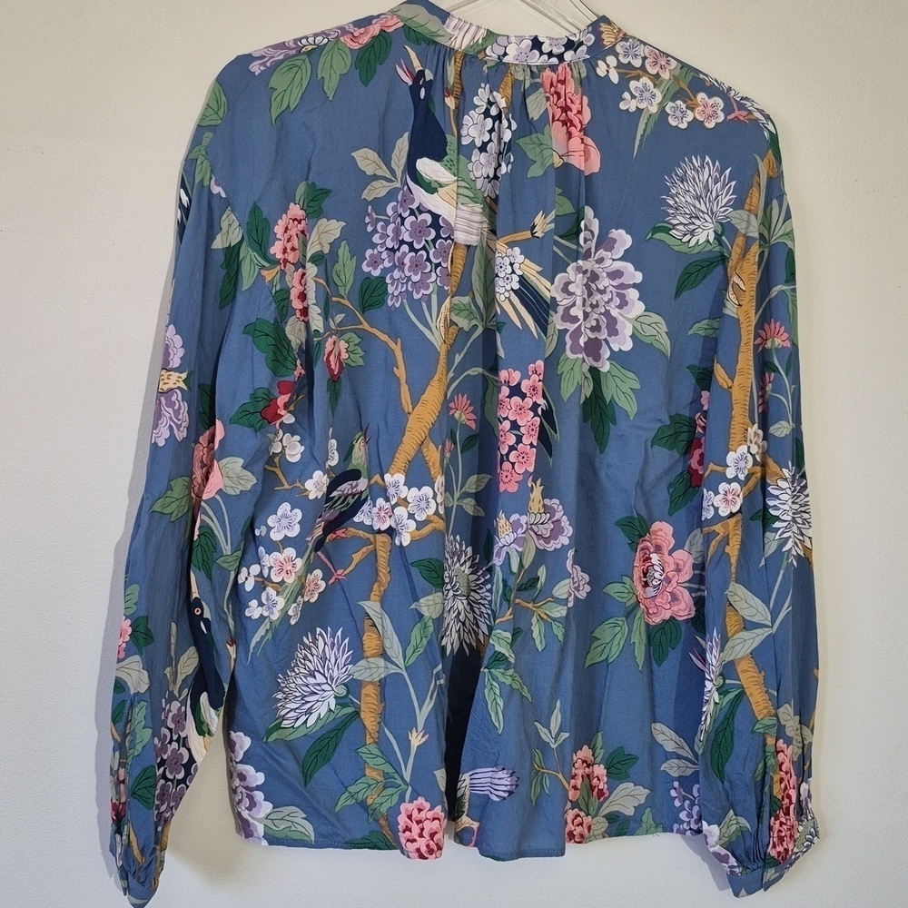 GP & J Baker X H&M Feminine Floral Cottagecore Boho Flowy Top, Size M - US  6 - Picture 9 of 11